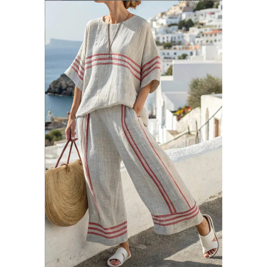 Marina | Striped Two-Piece Set