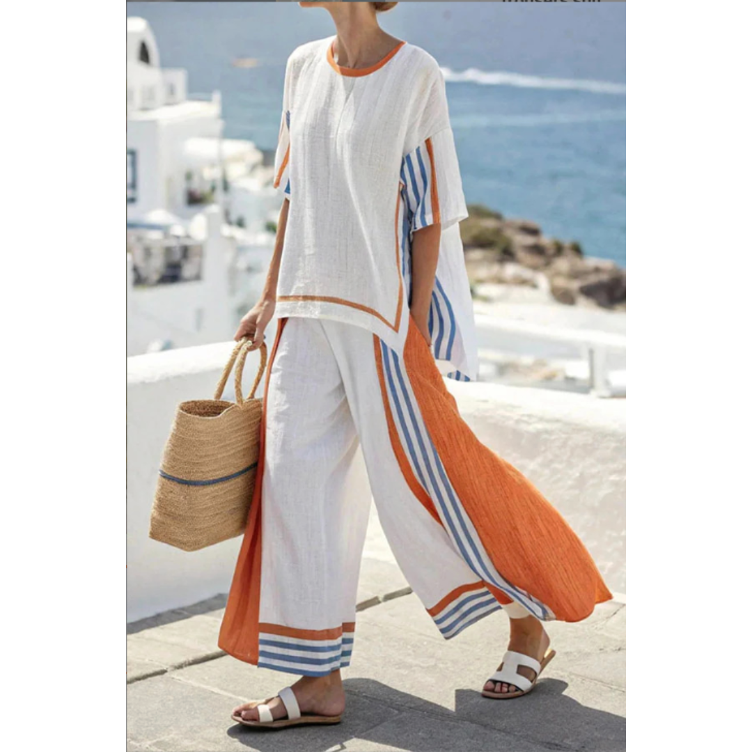 Marina | Striped Two-Piece Set