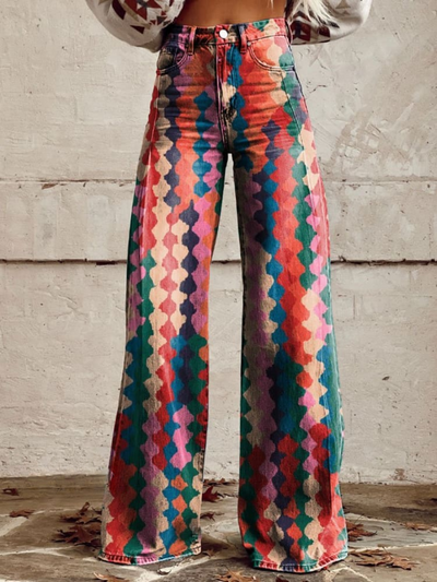 AMÉLIE | Effortless Boho Palazzo Trousers