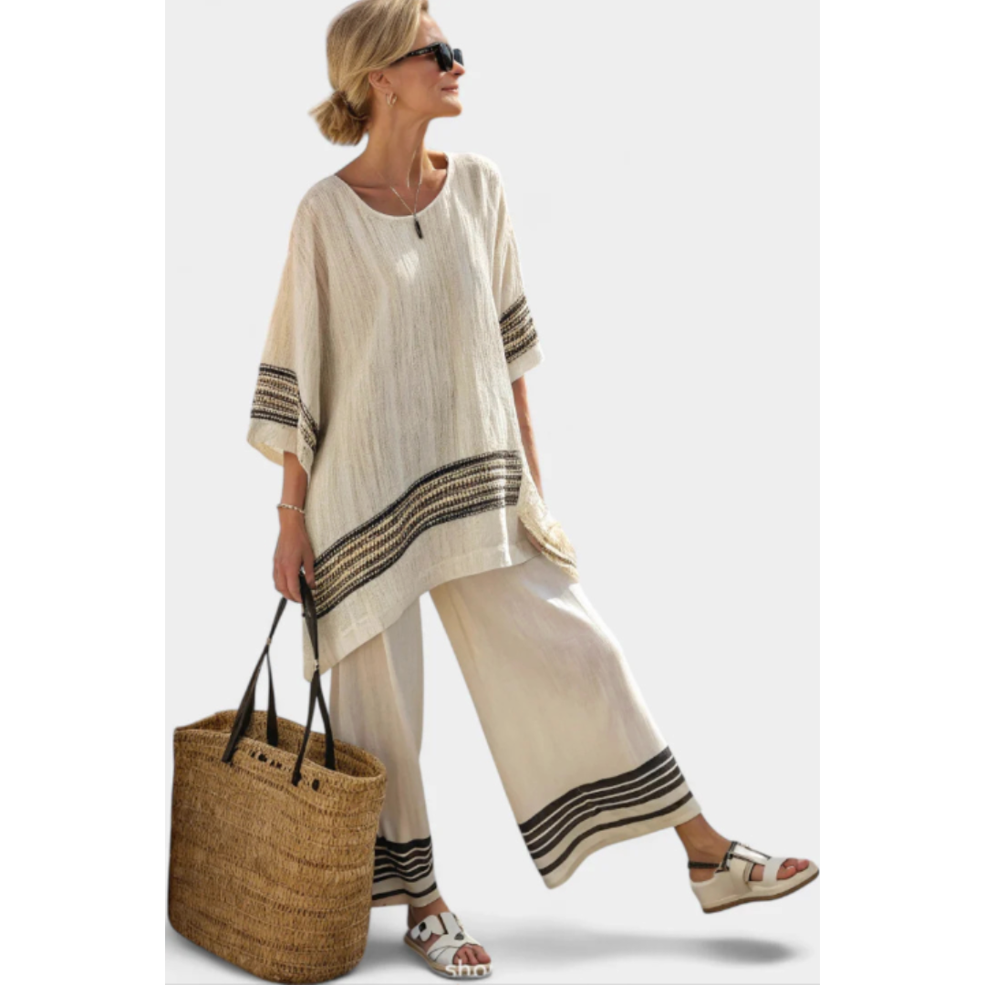 Marina | Striped Two-Piece Set