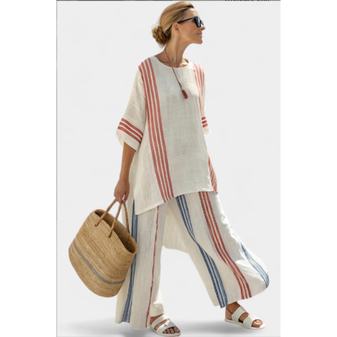 Marina | Striped Two-Piece Set