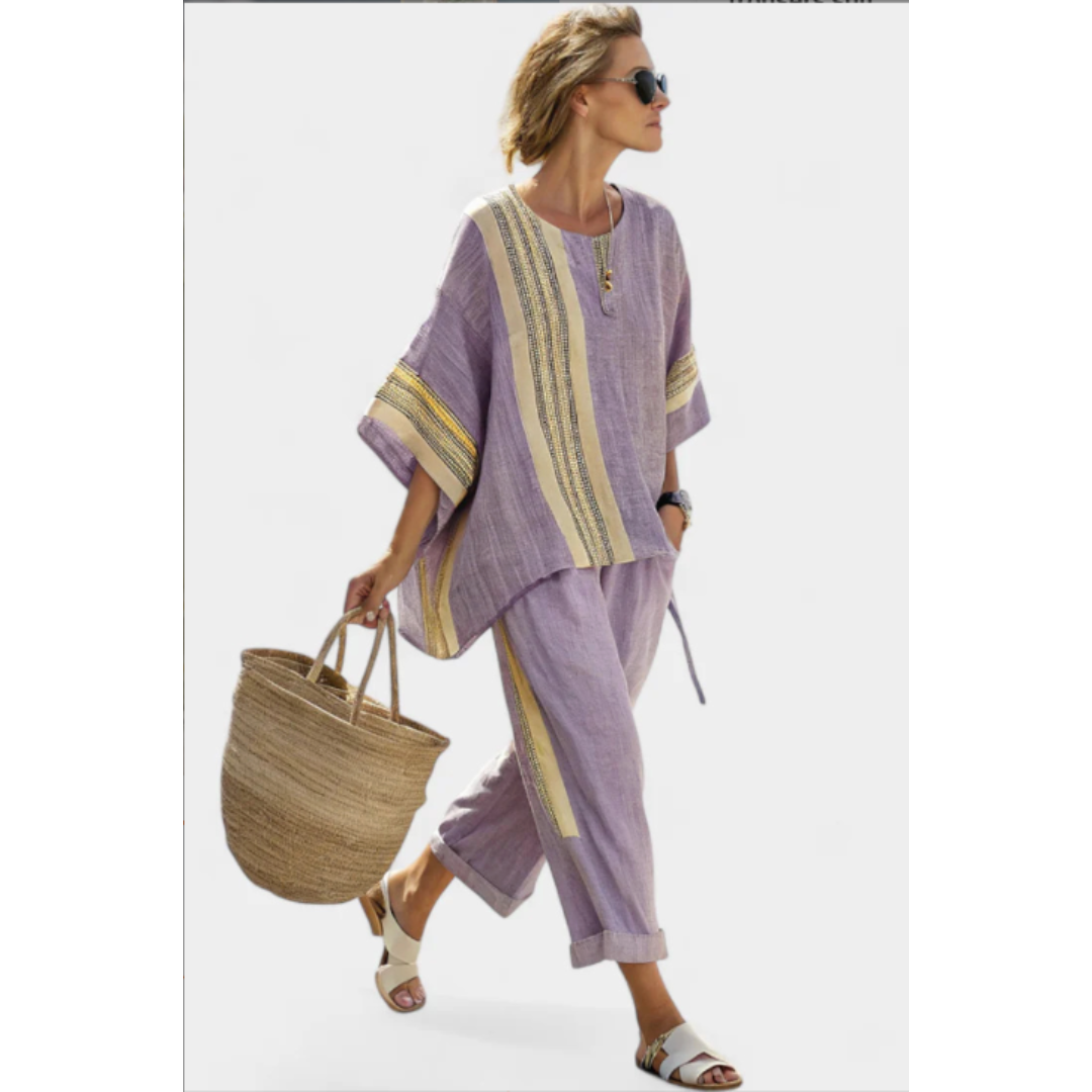 Marina | Striped Two-Piece Set