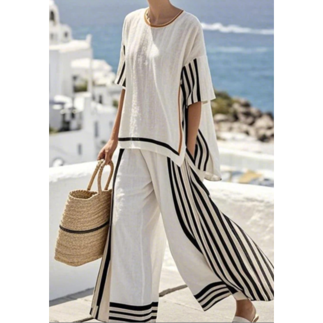 Marina | Striped Two-Piece Set