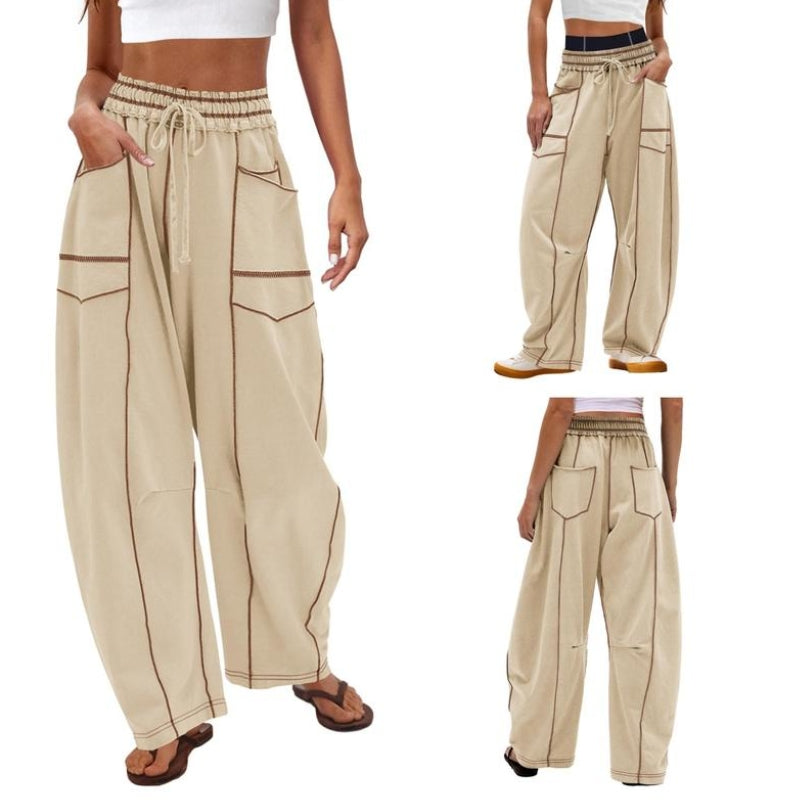 Vera Côte Barrel Sweatpants - Khaki