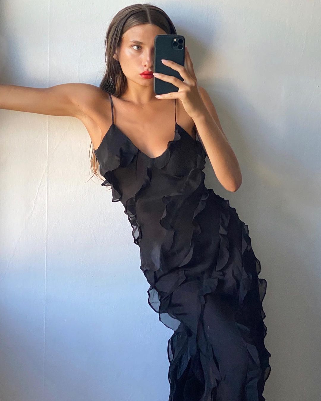 Zara | Ruffled Day-to-Night Dress