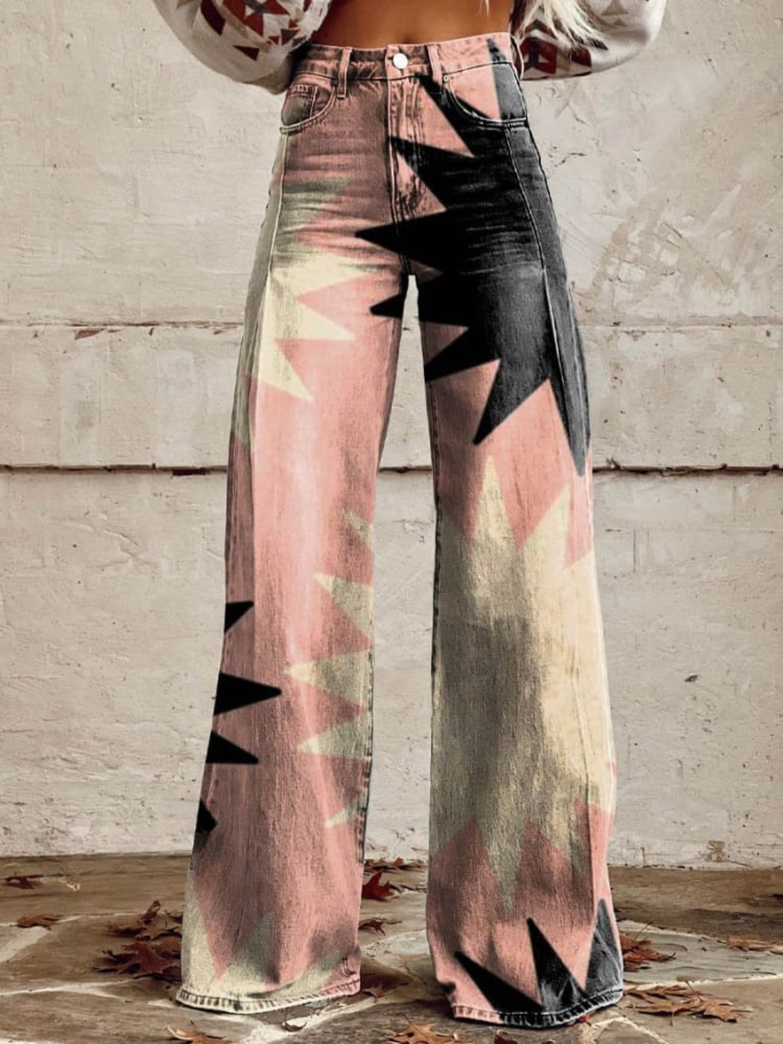 ÉLODIE | Retro Bohemian Palazzo Pants