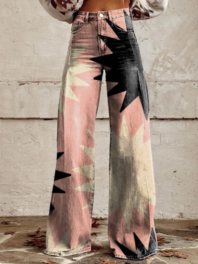 ÉLODIE | Retro Bohemian Palazzo Pants