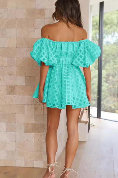 Evie | Puff-Sleeve Day-to-Night Mini Dress