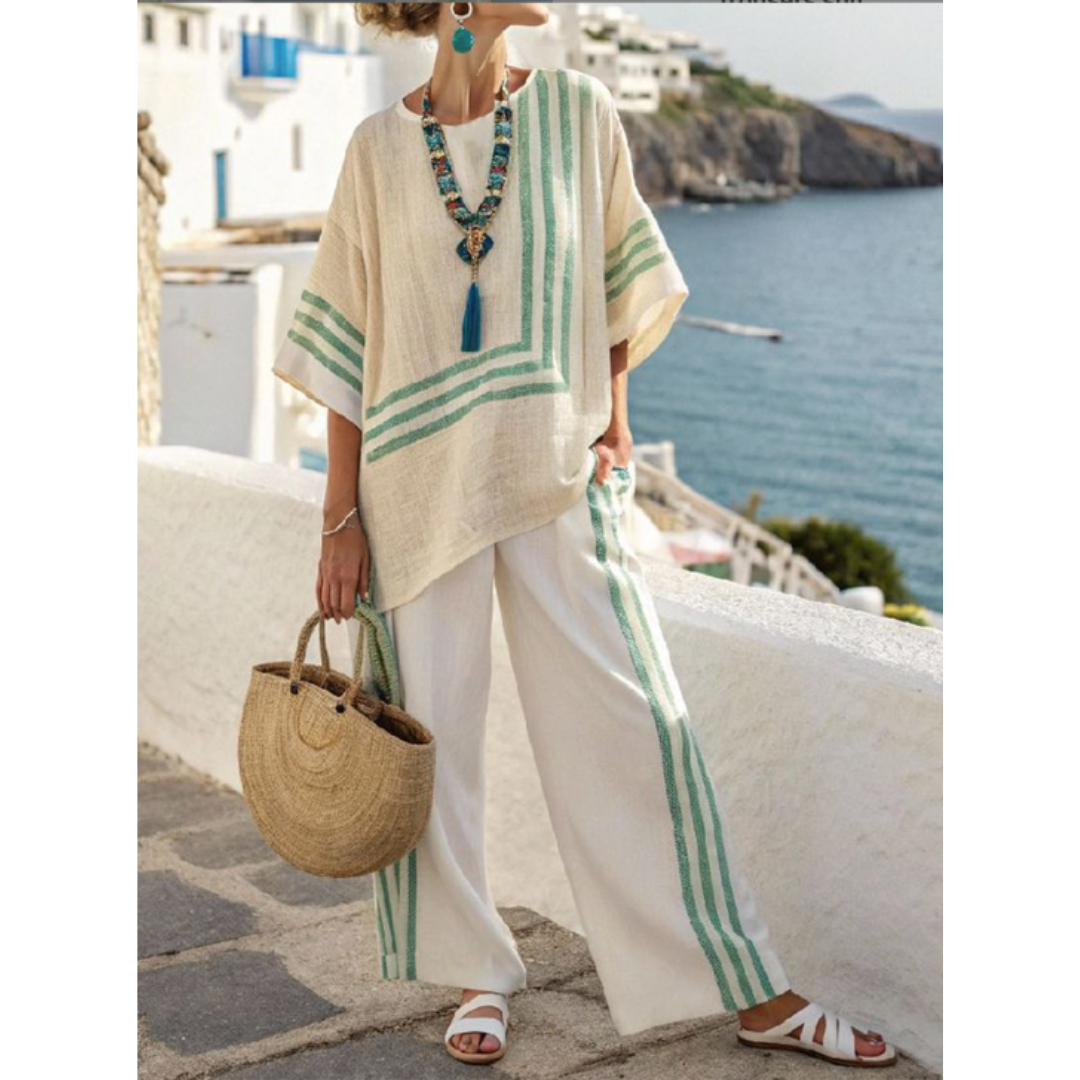 Marina | Striped Two-Piece Set