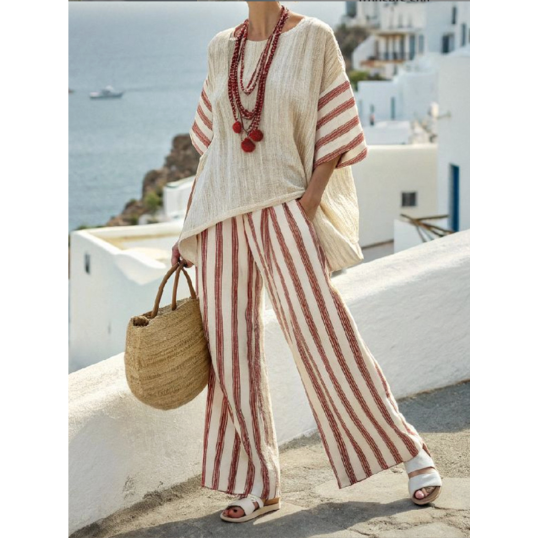 Marina | Striped Two-Piece Set