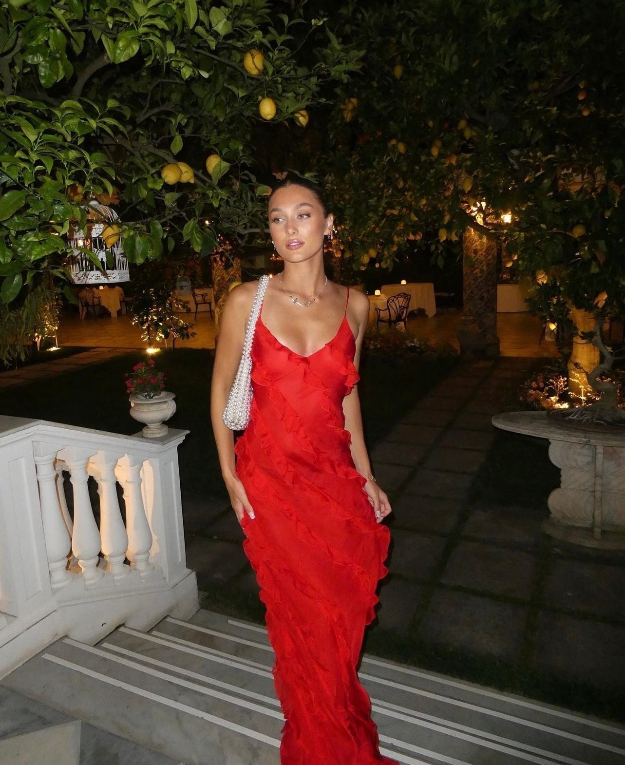 Zara | Ruffled Day-to-Night Dress