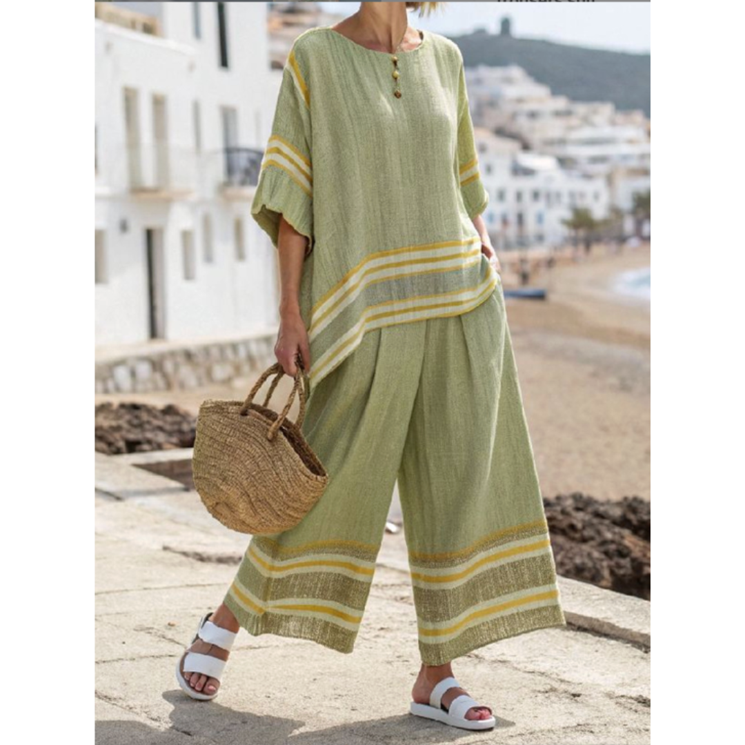 Marina | Striped Two-Piece Set