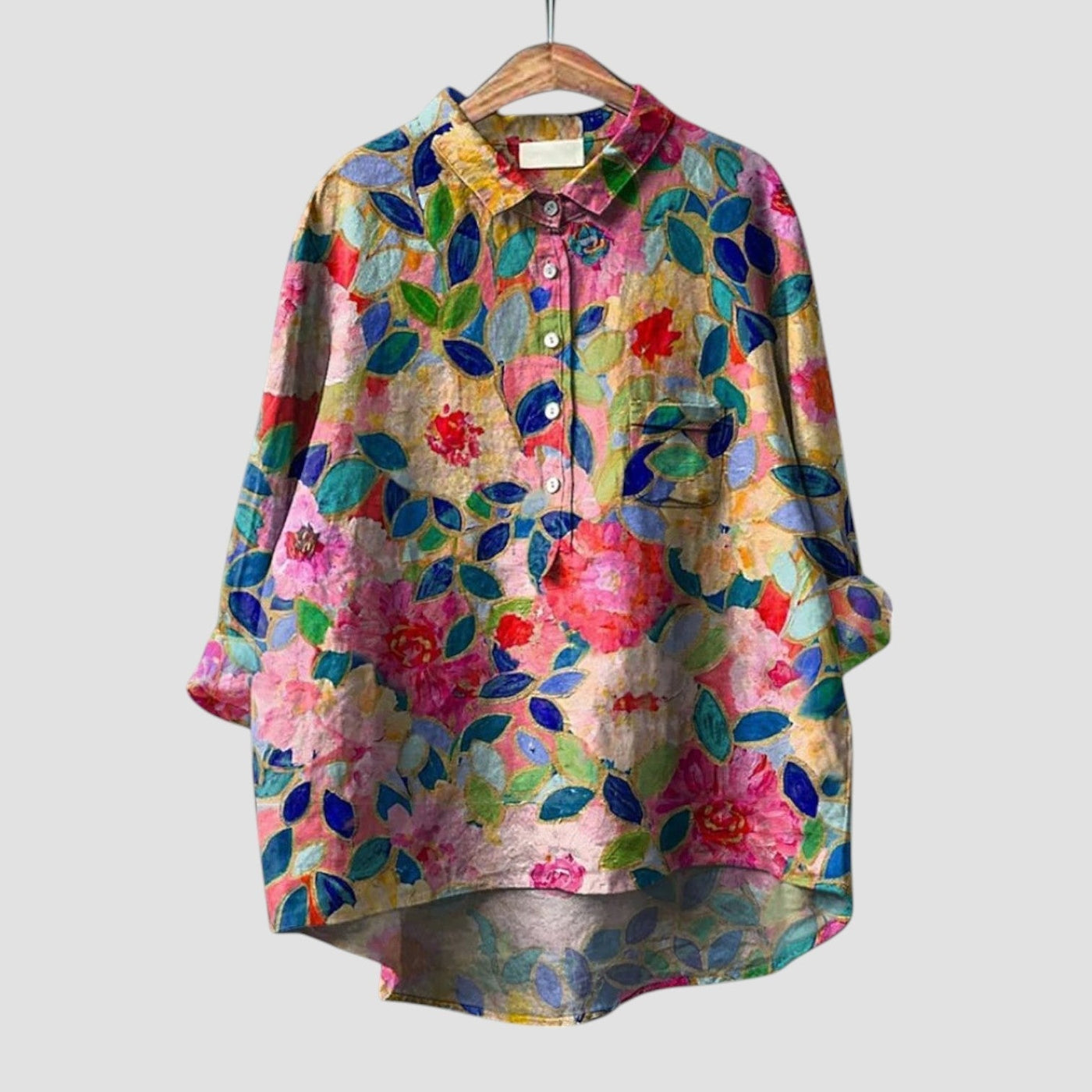 ZÉLIA | Comfortable and Trendy Floral Shirt