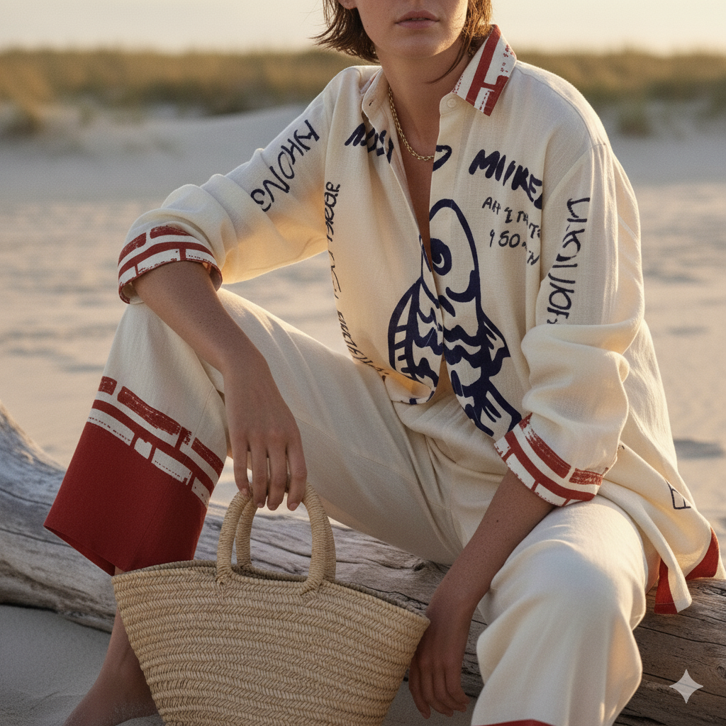 Isla™ | Mediterranean Fish-Print Set