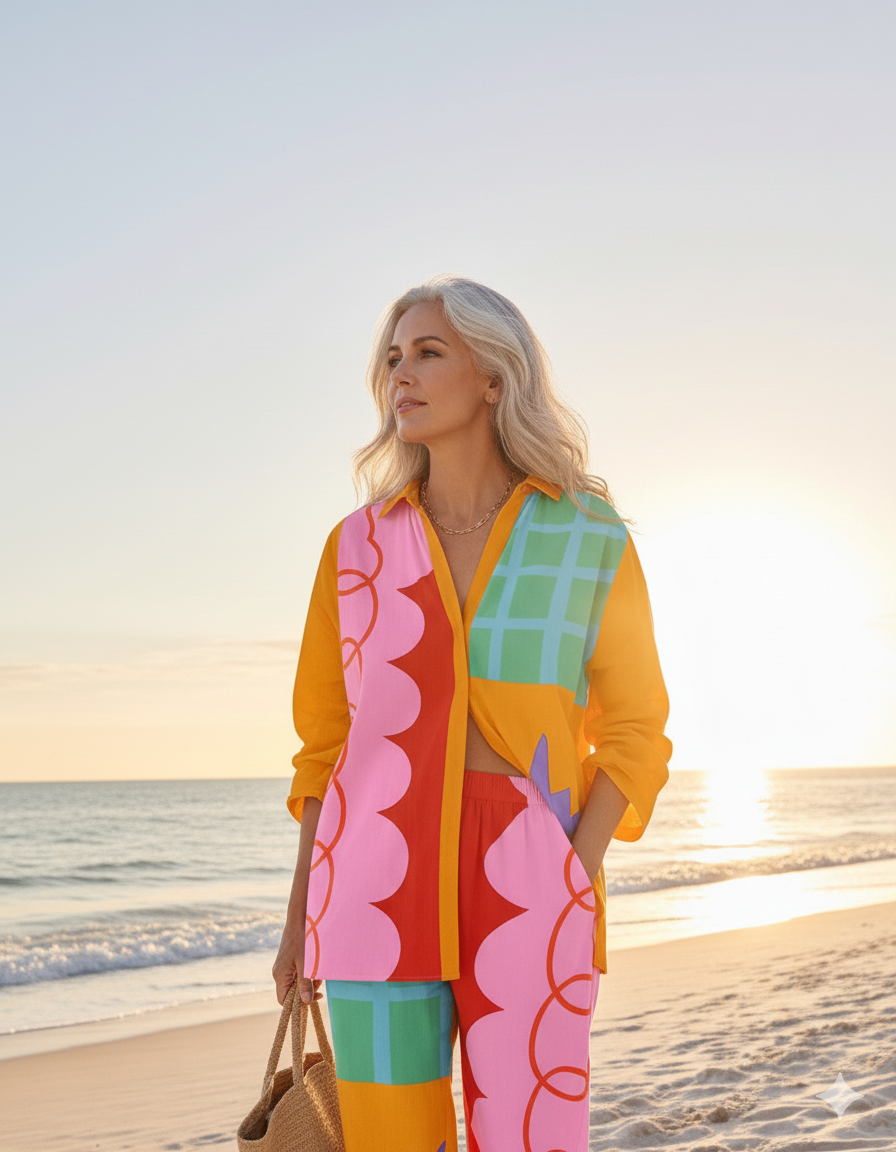 Arianna™ | Breezy Linen Print Set