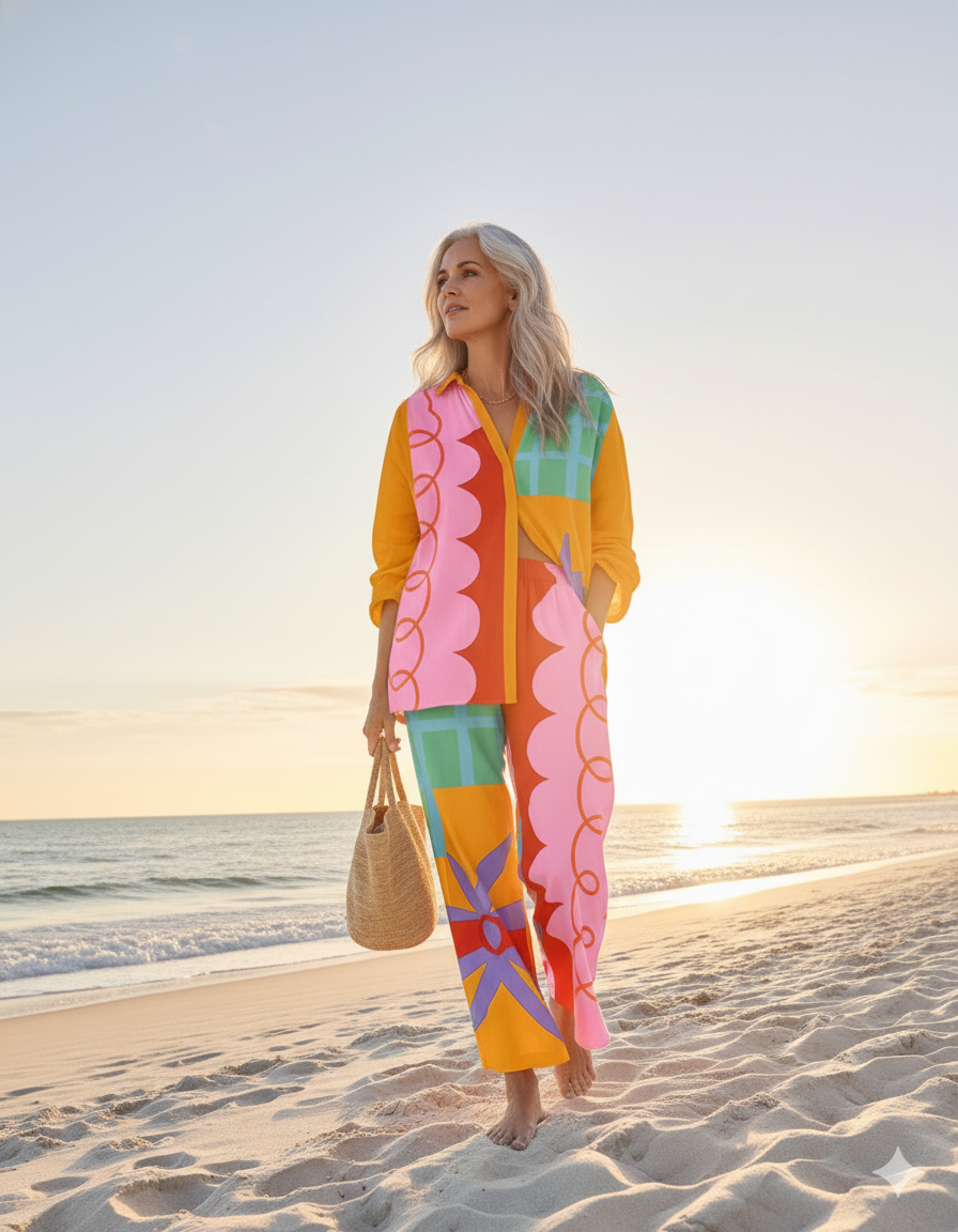 Arianna™ | Breezy Linen Print Set