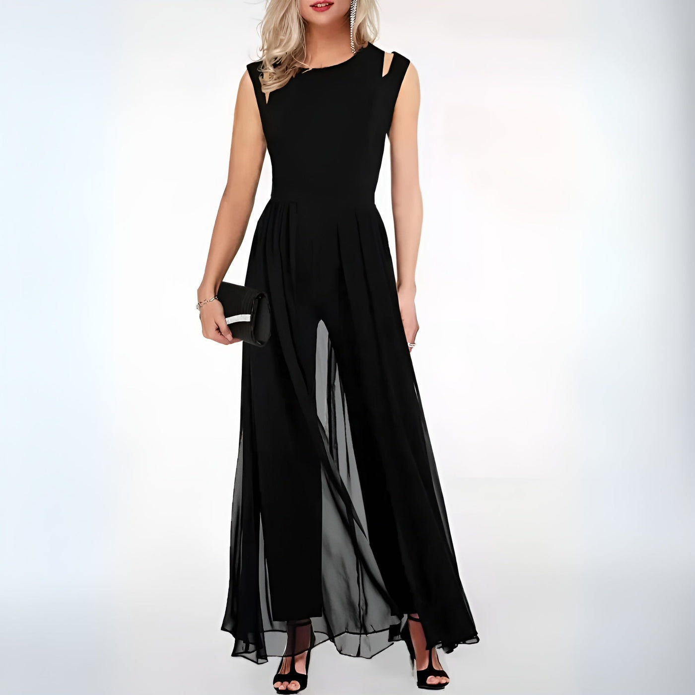 Mikky | Chic Wide-Leg Sleeveless Jumpsuit