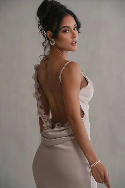 Cassiane | Floral Patchwork Maxi Gown