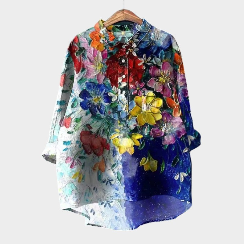 SOFIA | Oversized Floral Blouse with Daily Comfort and Radiant Style for Every Occasion