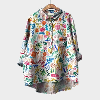 SOFIA | Oversized Floral Blouse with Daily Comfort and Radiant Style for Every Occasion