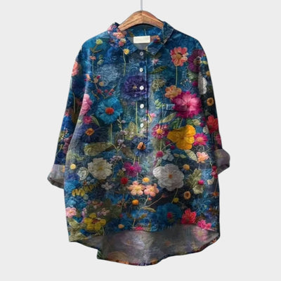 SOFIA | Oversized Floral Blouse with Daily Comfort and Radiant Style for Every Occasion