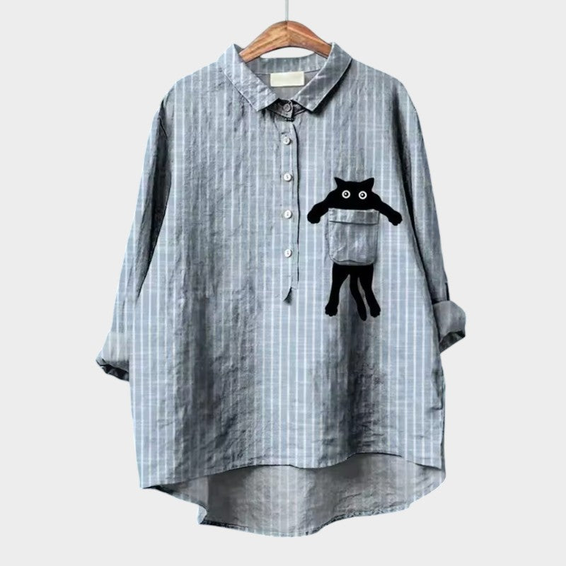 ELISABETTA | Blusa Oversize Floreale con Comfort Avvolgente per Giornate Spensierate