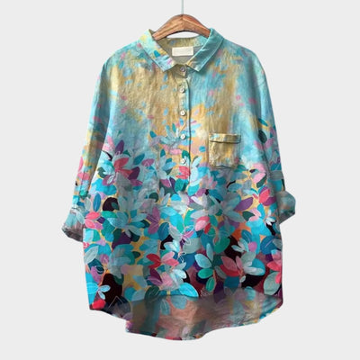 ELISABETTA | Blusa Oversize Floreale con Comfort Avvolgente per Giornate Spensierate
