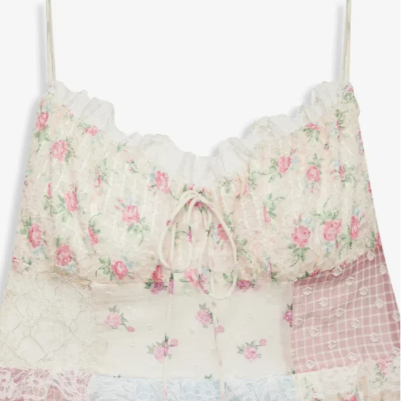 Viviana™ | Strappy Patchwork Sundress