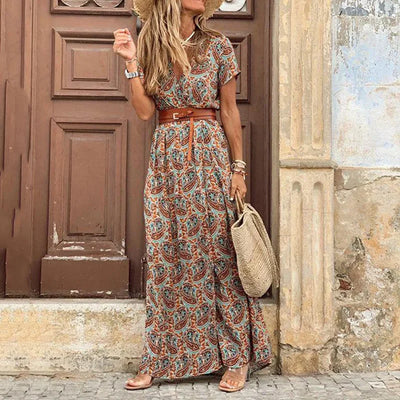Martina | Elegant Bohemian Maxi Dress