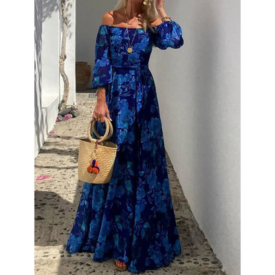 Alexa™ | Art-Inspired Flowy Patchwork Dress