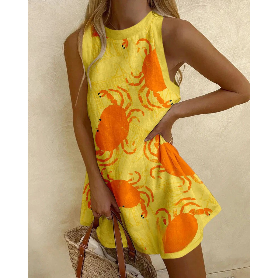 Beatrice™ | Breezy Crab Mini Dress