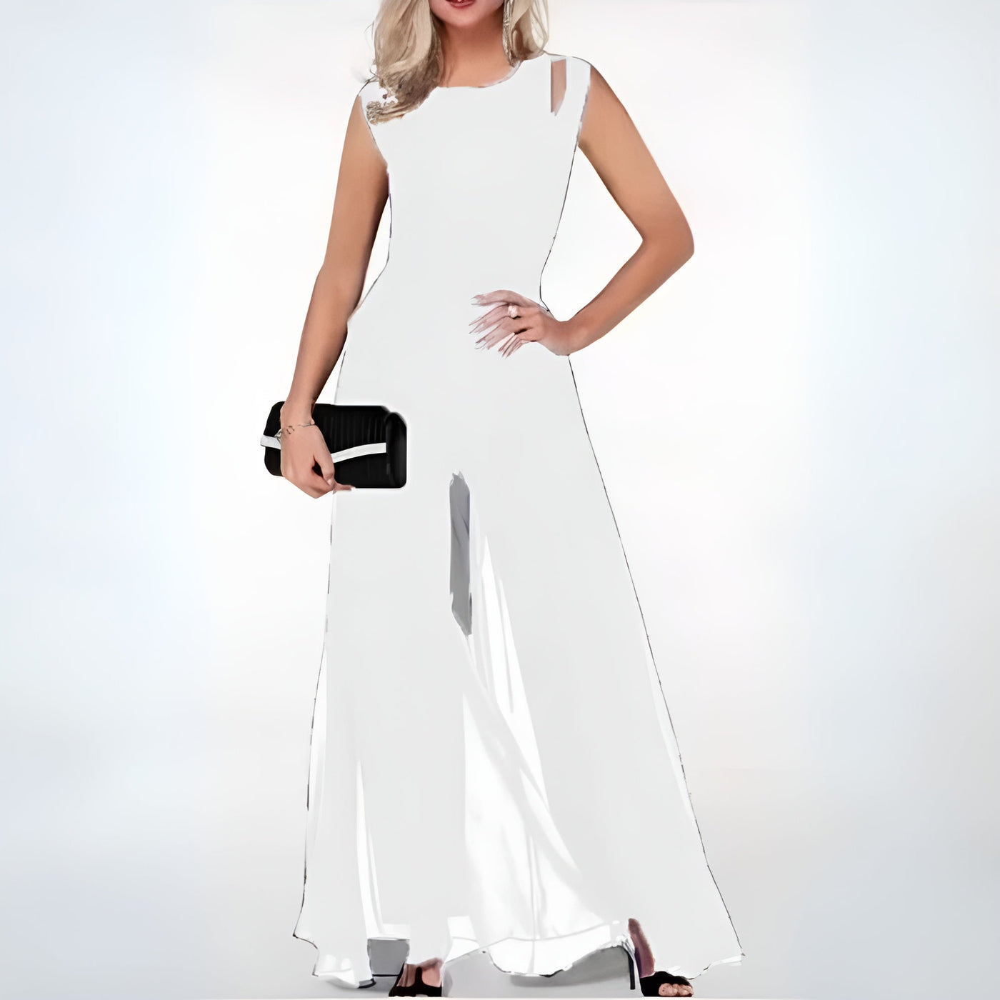 Mikky | Chic Wide-Leg Sleeveless Jumpsuit