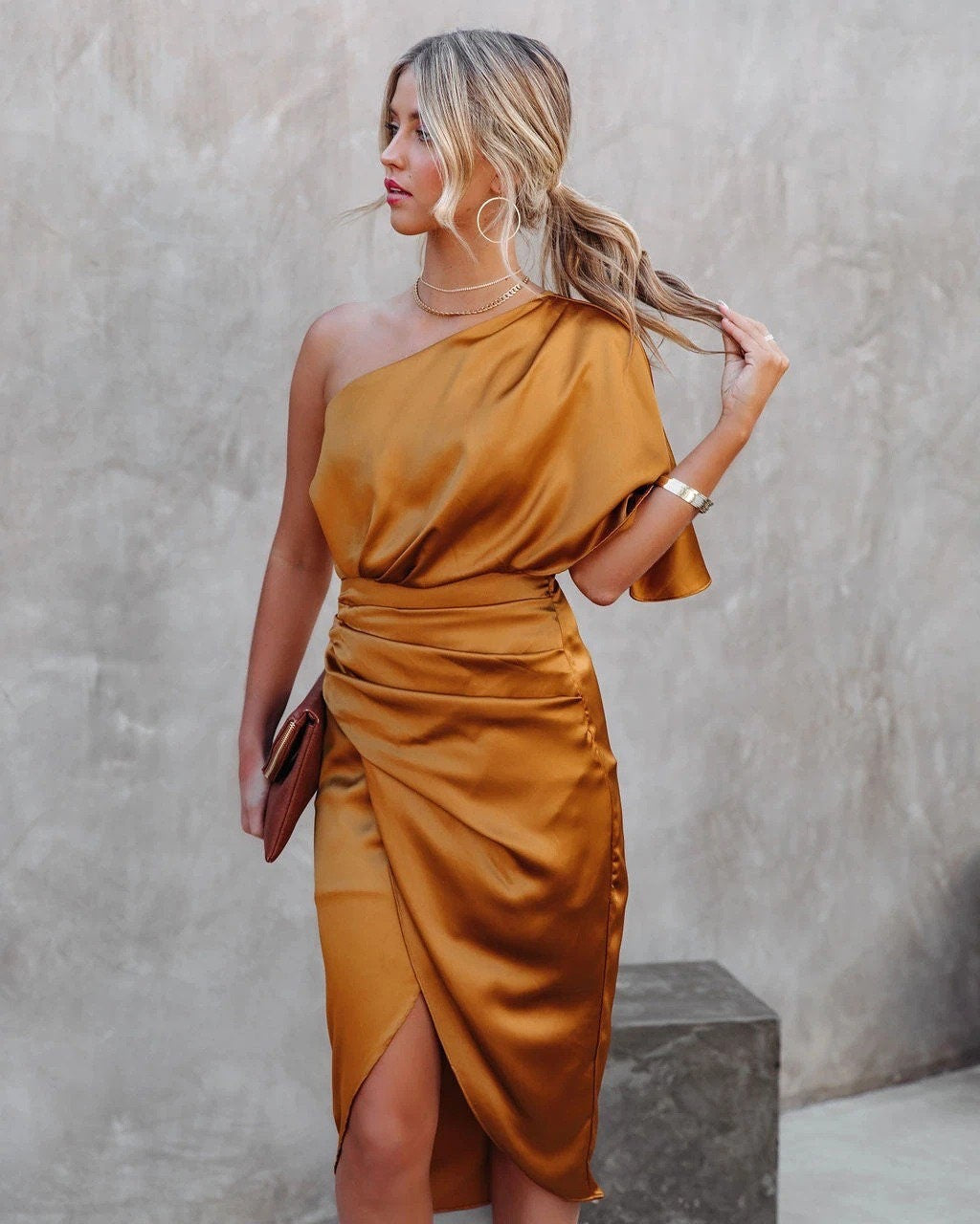 Maelle | Elegant Satin Dress