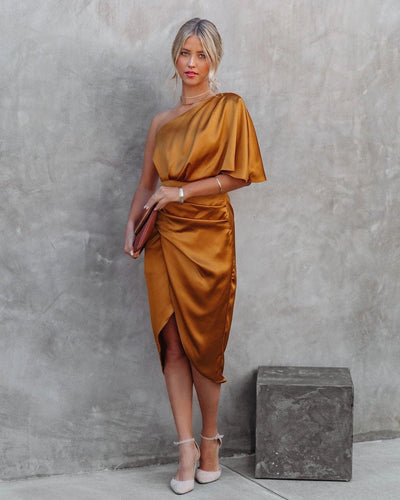 Maelle | Elegant Satin Dress