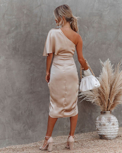 Maelle | Elegant Satin Dress